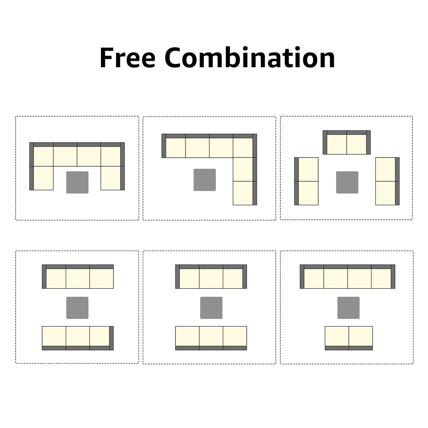 Wicker/ Steel 7-piece Outdoor Cushioned Sectional Sofa Set