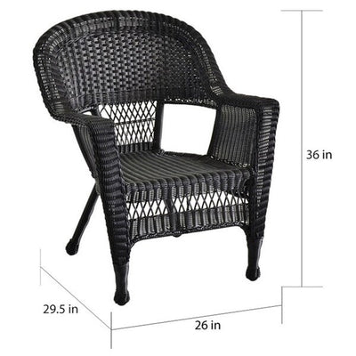 Wicker Patio 4-piece Conversation Set