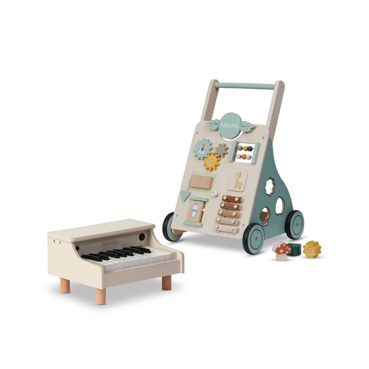 The Toddler Toys Bundle - Jungle Trolley and Mini Piano