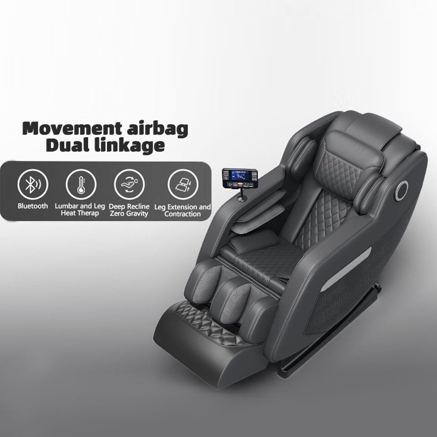 Zero Gravity Massage Recliner Chair with Full Body Massage, Heating, and Built-in Bluetooth Audio