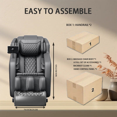 Zero Gravity Massage Recliner Chair with Full Body Massage, Heating, and Built-in Bluetooth Audio