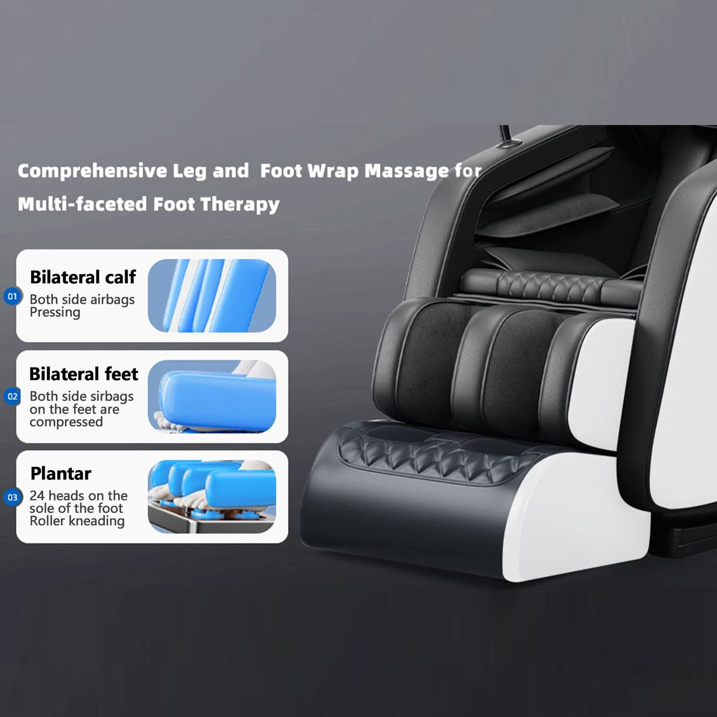 Zero Gravity Massage Recliner Chair with Full Body Massage, Heating, and Built-in Bluetooth Audio