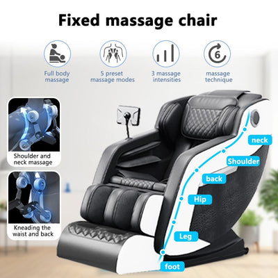 Zero Gravity Massage Recliner Chair with Full Body Massage, Heating, and Built-in Bluetooth Audio