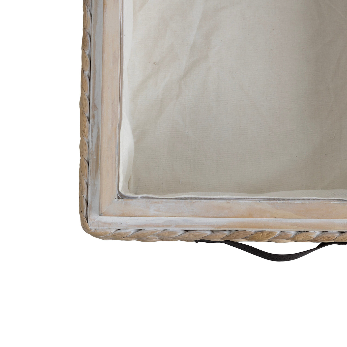 happimess Hyacinth/Wood Underbed Storage Bin with Wheels & Handles