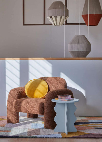 Felix Sherpa Occasional Chair - Chocolate